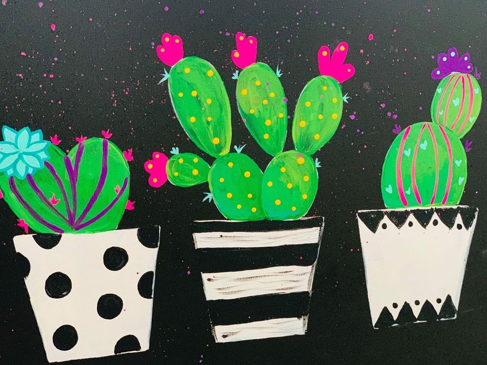 CACTUS FUN Bonus - Canvas, Corks & Forks