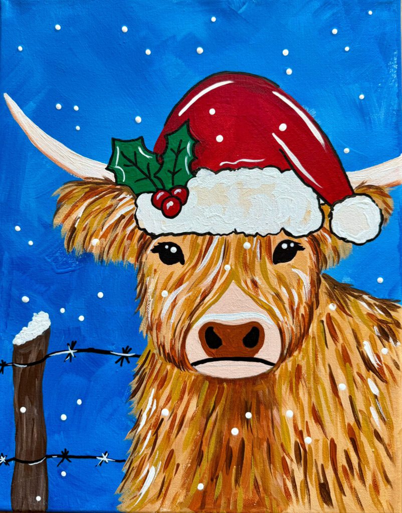HONEY THE HIGHLANDER SANTA Bonus - Canvas, Corks & Forks