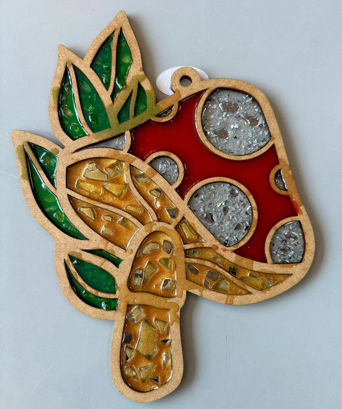 Mushroom resin - Canvas, Corks & Forks