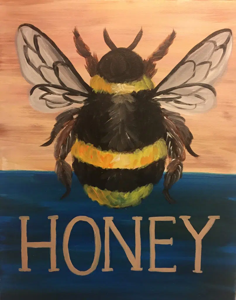 bee - Canvas, Corks & Forks