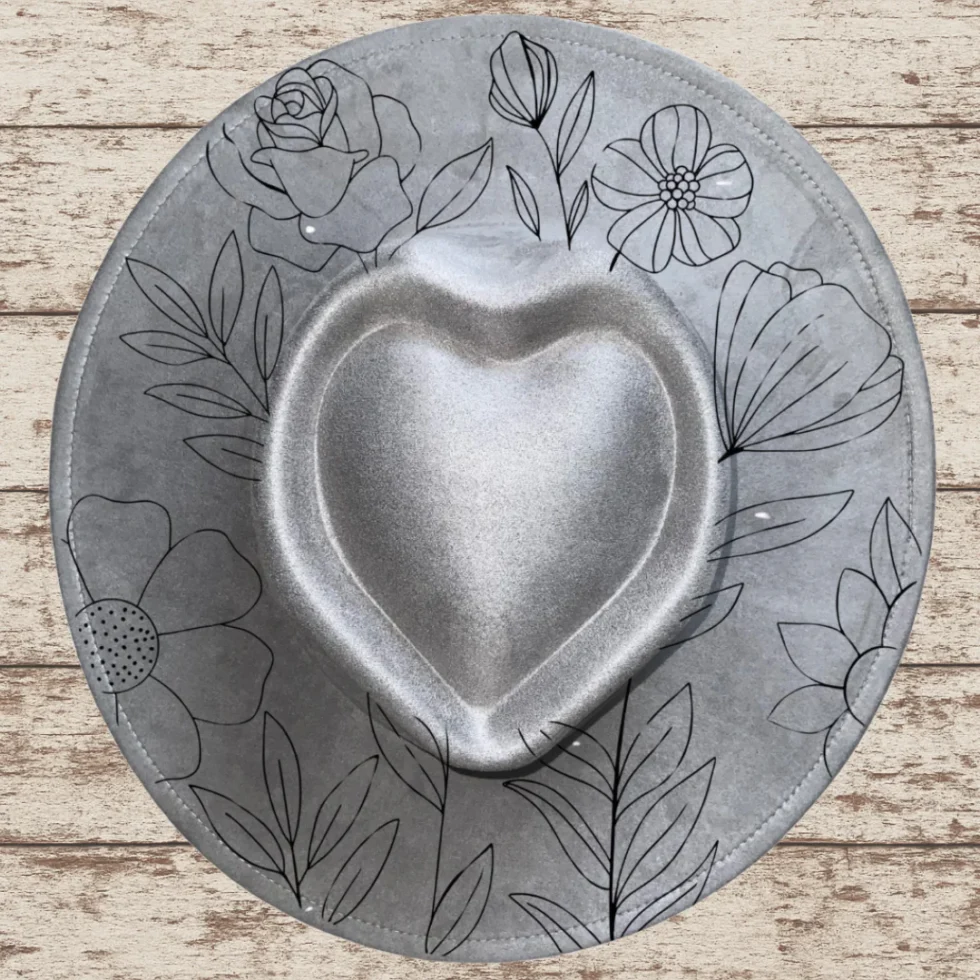 galentines heart hat - Canvas, Corks & Forks