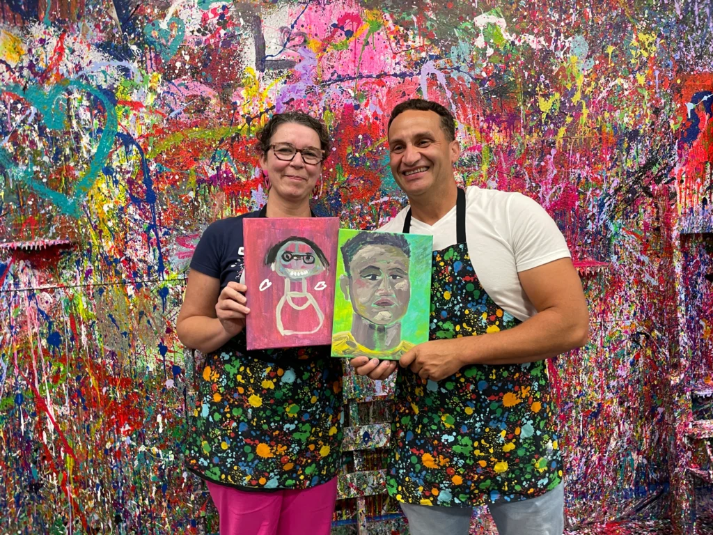 paint your partner - Canvas, Corks & Forks