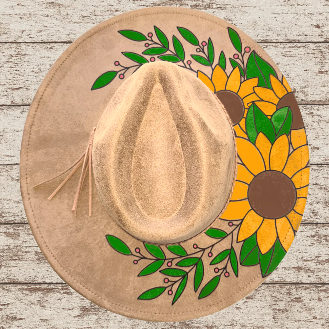 sunflower hat - Canvas, Corks & Forks