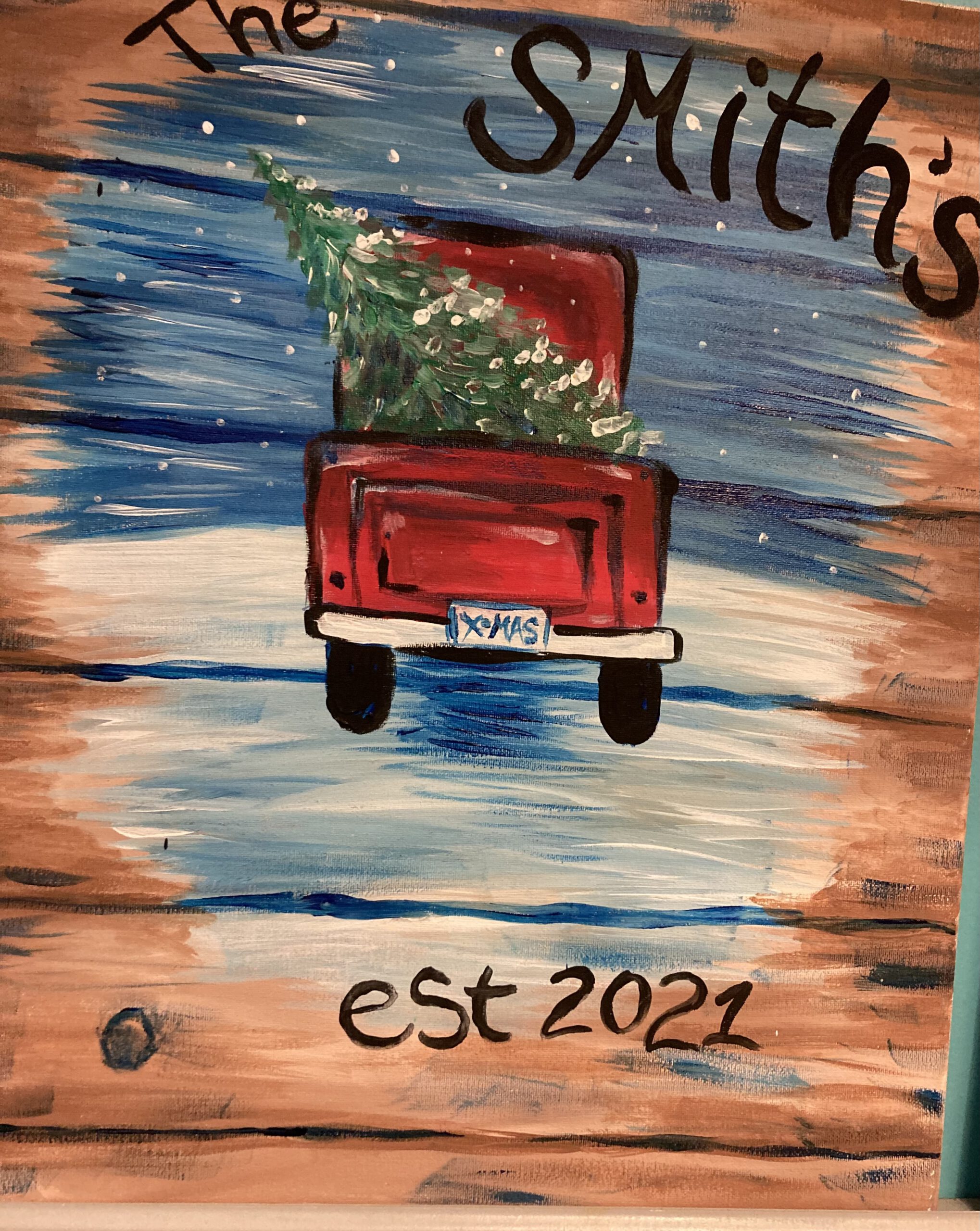 Xmas Truck with Tree
